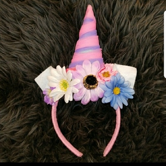 Unicorn Flower Rhinestone Rave Bra - Picture 3 of 4